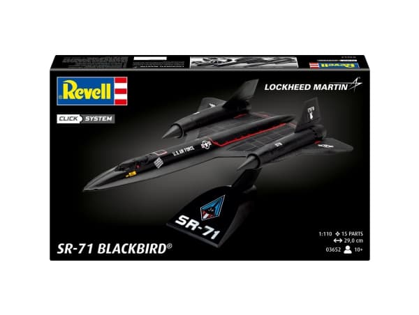 Revell - SR-71 Blackbird (lett klikk), 1/110, 03652