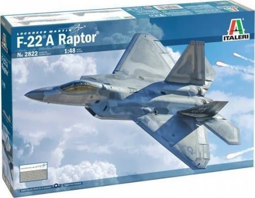 Italeri Plastmodell av Lockheed Martin F-22A Raptor