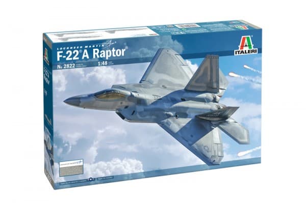 Italeri Plastmodell av Lockheed Martin F-22A Raptor