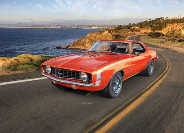 Revell ''69 Camaro SS, Modellpersonbil, 1:25, Camaro, Pojke, 95 styck, 12 År