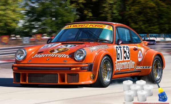 Revell Gavesett Jägermeister Motor Sport 50 års jubileum, Sportsbil modell, Monteringssæt, 1:24, Jägermeister Motor Sport, Dreng, 104 stk.