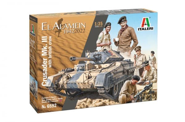 ITALERI Crusader Mk.III with British crew- El A