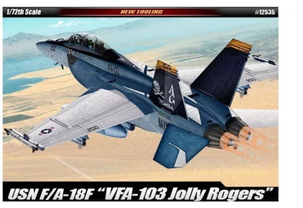 Academy Academy modell plast F/A-18F USN VF-103 Jolly Rogers