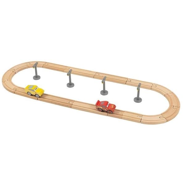 Byggleksak - KIDKRAFT - Circuit Construction Box - 57 delar - 5m krets - hoppramper