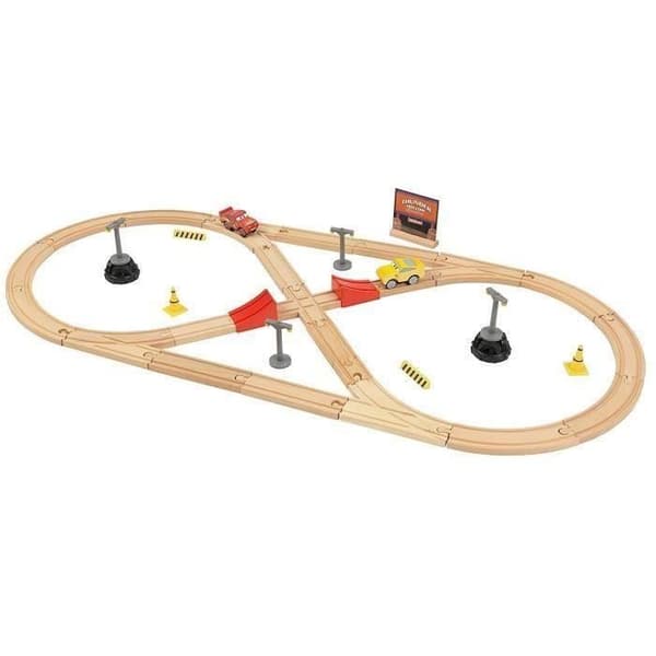 Byggleksak - KIDKRAFT - Circuit Construction Box - 57 delar - 5m krets - hoppramper