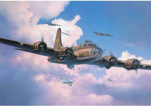 Revell B-17F Memphis Belle, fastvinget flymodell, Monteringssæt, 1:72, Boeing B-17, Plast, andre verdenskrig