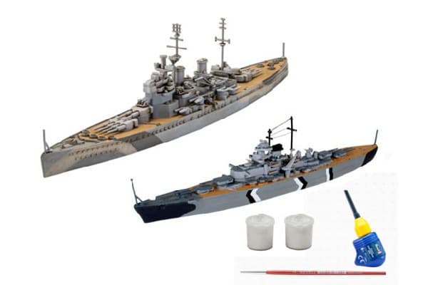 Revell Model plastikowy First Diorama Set Bismarck Battle