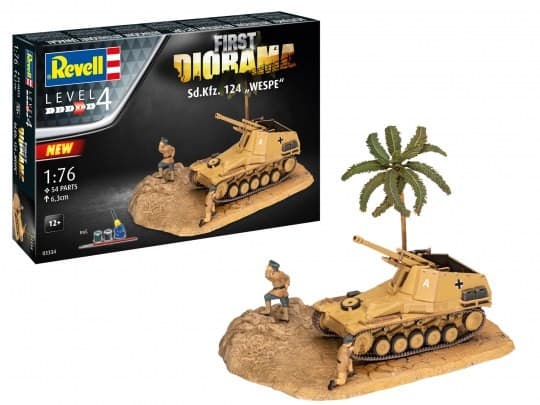 First Diorama Set - Sd.Kfz. 124 Wespe 1:76