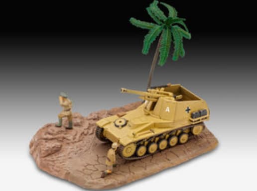 First Diorama Set - Sd.Kfz. 124 Wespe 1:76