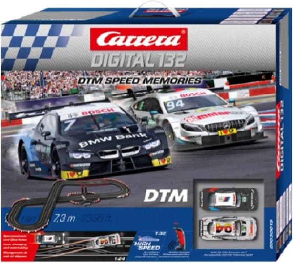 Carrera Racetrack Set Digital 132 Speed Memories 7,3 metriä musta