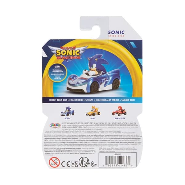 Sonic Fordon Die-cast 1:64 Sonic