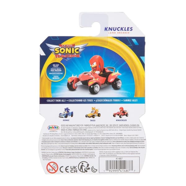 Sonic Fordon Die-cast 1:64 Knuckles