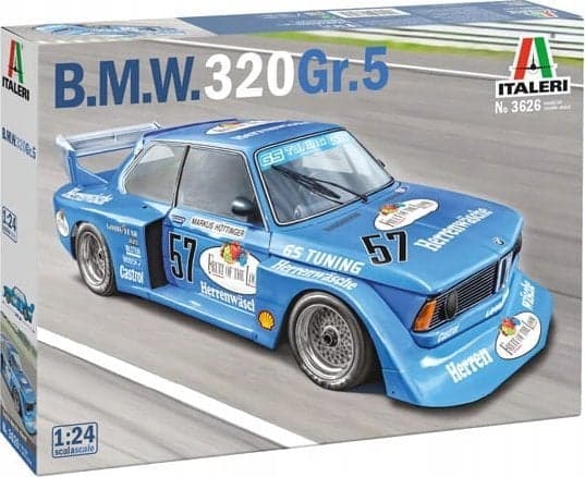 Italeri plastmodell av B.M.W. 320 Gruppe 5 24/1