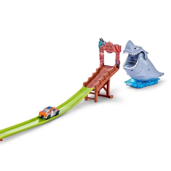 Zuru Metal Machines Shark Attack Racetrack + Die-Cast Car