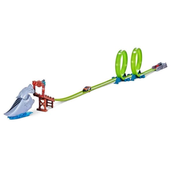 Zuru Metal Machines Shark Attack Racetrack + Die-Cast Car