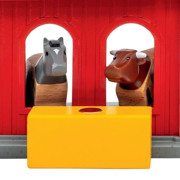 Animal Barn - Tillbehör för trätågrets -7312350360127 - Brio World