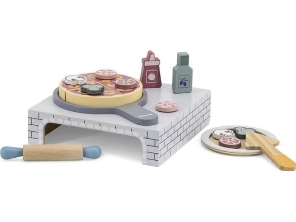 Viga Toys VIGA PolarB Pizzakokeovnstilbehør i tre