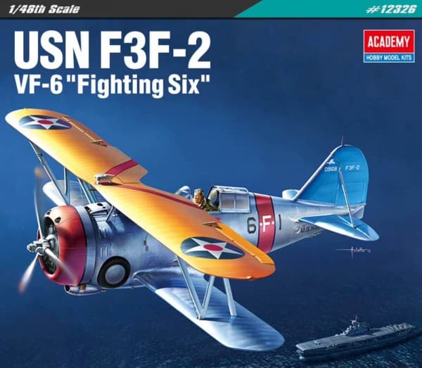 Academy Academy plastmodellsett US Navy Fighter F3F-2 1/48