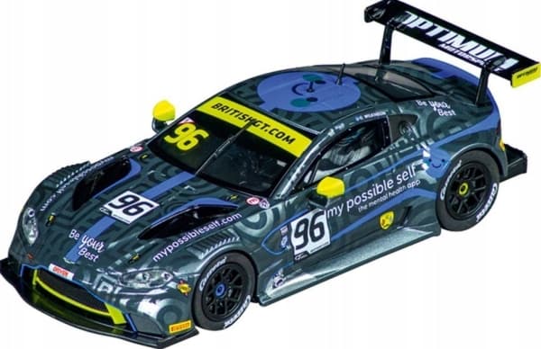 Carrera Aston Martin Vantage GT3, Urheiluauton pienoismalli, Esikoottu, 1:32, Aston Martin Vantage GT3 "Optimum Motorsport, No.96", Poika, 8 vuosi/vu