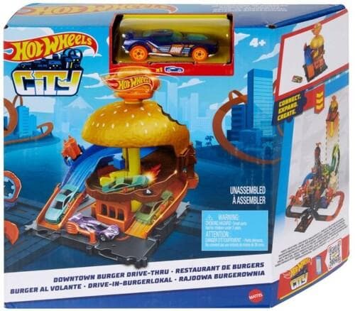 Hot Wheels City Downtown Burger Drive-Thru