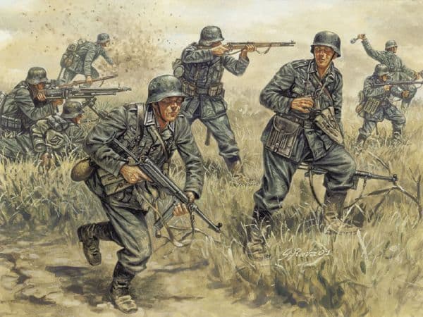 Italeri German Infantry, 8 År, Grå, Plast