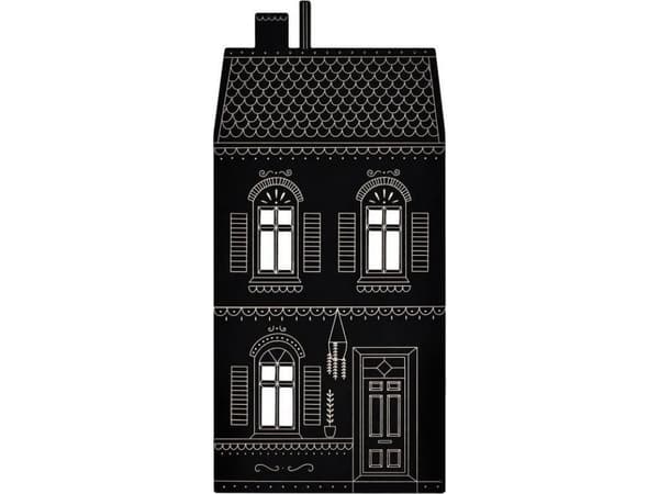 Puinen liitutaulu, Townhouse 74x37cm EDUKAMP