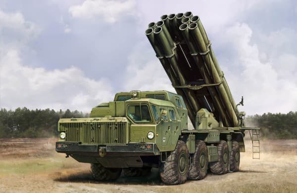 Hobby Boss Modell plast russisk 9a52-2 smerch-multiple rock