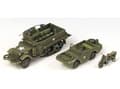 Miniatyrbild 2 av 2: Model plastikowy M3 Half Track an d 1/4 Ton Amphibian Vehicle