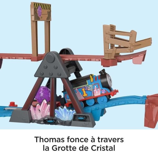 FisherPrice - THOMAS AND FRIENDS TRACKMSTR - CRYSTAL CAVE ADVENTURES - tidig inlärningsleksak - åldrar 3+