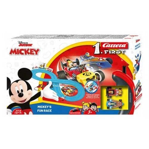 Racing Toy - CARRERA - Carrera FIRST 63045 Mickey's Fun Race - Racerbana - Två bilar - Blå