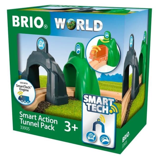 BRIO World - Smart Tech - 33935 - Set med 2 smarta grindar - Träleksak