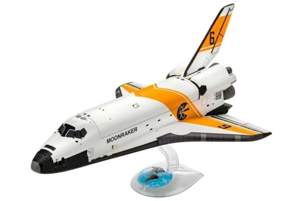 Revell 05665 Moonraker Space Shuttle (James Bond 007) Moonraker Raumfahrtmodell Bausatz 1:144 (05665)