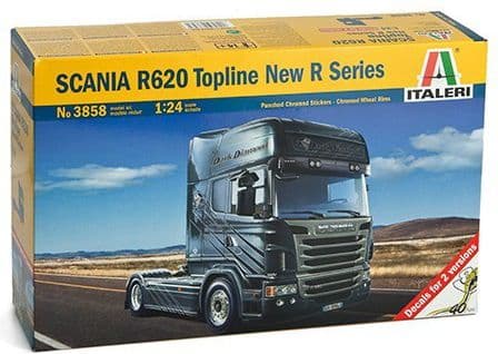 Italeri SCANIA R620 V8 New R Series, Modellastbil / -släp, Monteringssats, 1:24, SCANIA R620 V8 New R Series, Alla, Plast