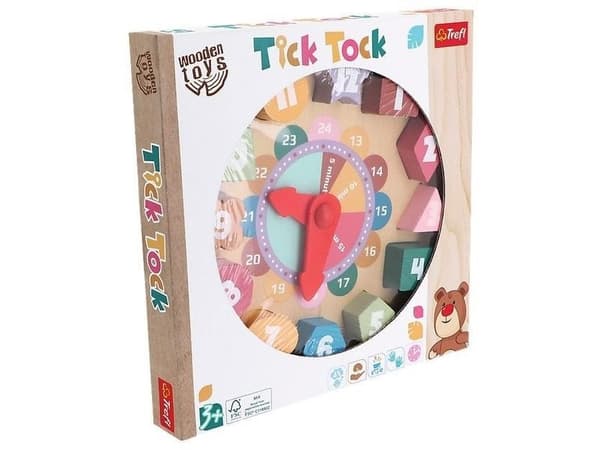 Puinen lelu - Tick Tock TREFL EDUKAMP