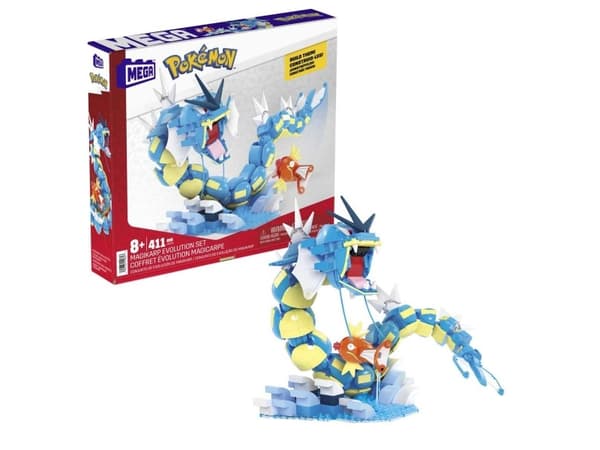 MEGA Pokémon Magikarp-utvecklingsset, Byggsats, 8 År, Plast, 411 styck, 670,4 g