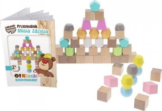Wooden blocks O!Blocks Coding - Bobbies and Teddy Bears