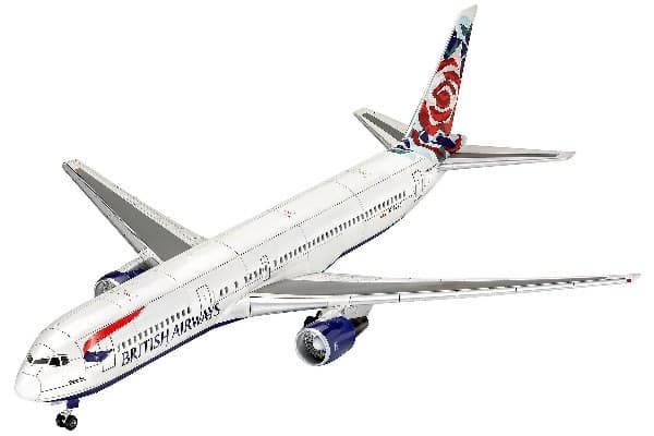 Revell Boeing 767-300ER British Airways Chelsea Rose, Fixed-wing aircraft model, Kokoamispakkaus, 1:144, Boeing 767-300ER British Airways Chelsea Ros