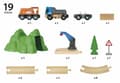 Miniatyrbild 4 av 5: Brio World Freight Transport Circuit - Komplett 19-delat boxset - Tågbana i trä - Ravensburger - Blandat från 3 år -