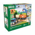 Miniatyrbild 2 av 5: Brio World Freight Transport Circuit - Komplett 19-delat boxset - Tågbana i trä - Ravensburger - Blandat från 3 år -