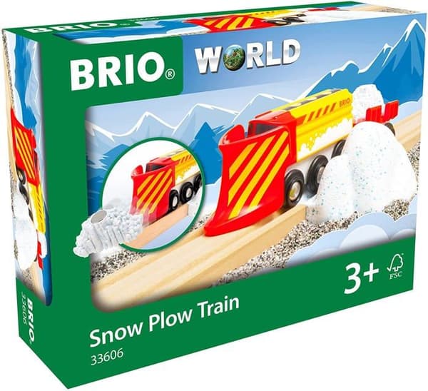 BRIO Snöplogståg - Tillbehör Tågbana i trä - Blandat från 3 år