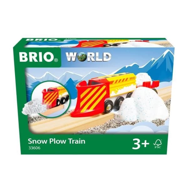 BRIO Snöplogståg - Tillbehör Tågbana i trä - Blandat från 3 år