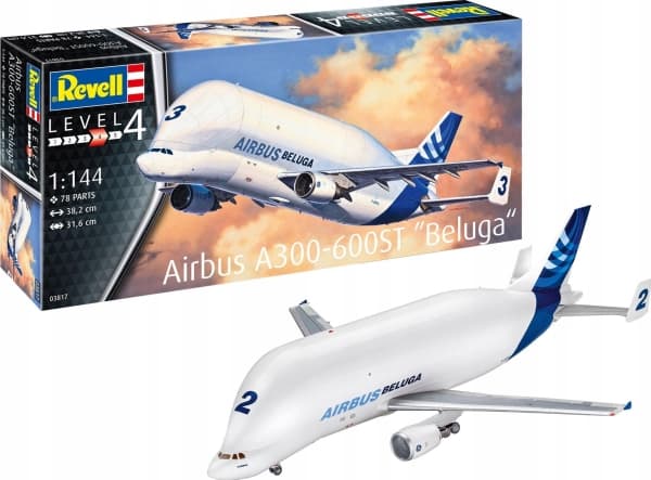 Revell 03817 Airbus A300-600ST Beluga lentokonemallisarja 1:144