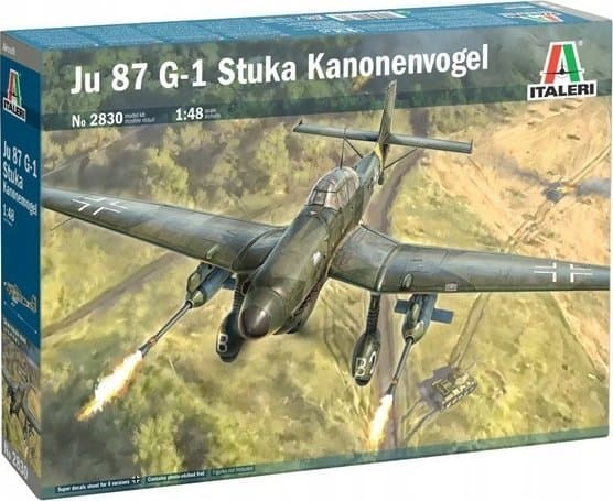 ITALERI Ju-87G-1 Stuka Kanonenvogel 1/48