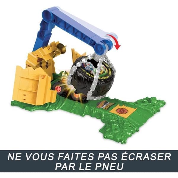 Hot Wheels-Monster Trucks Arena Smashers Challenge Laddar Rhinomite HTP18