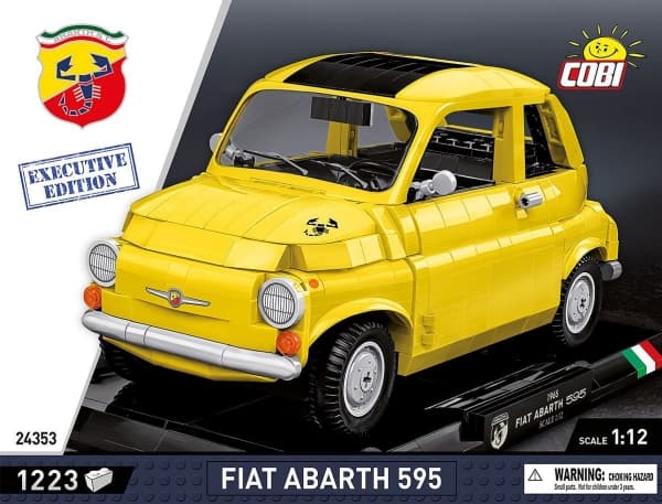 COBI Fiat Abarth 595 - Executive Edition, Byggklossar, 12 År, 1223 styck