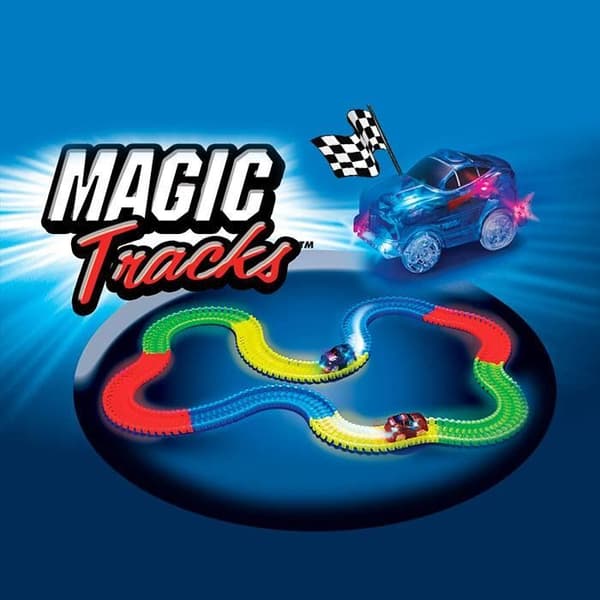 SHOP-STORY - Magic Circuit Magic Tracks Flexibel Glow In The Dark 240 stycken Otroligt roligt och modulärt som lyser