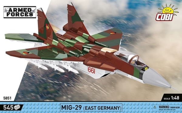 COBI MiG-29 (East Germany), Byggeklosser, 8 år, 545 stykker