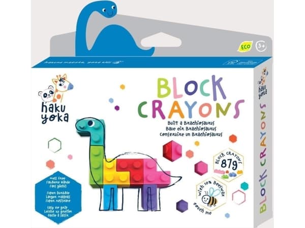 Crayon blocks - Brachiosaurus