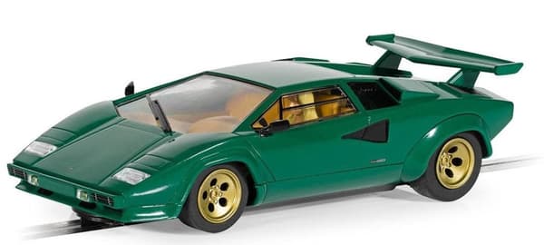 Scalextric Lamborghini Countach Verde Pino