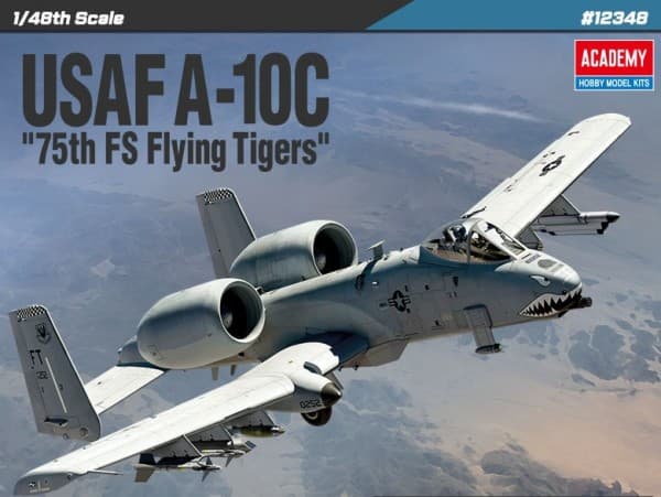 Academy Plast modell USAF A-10C 75TH FS Flying 1/48 fly